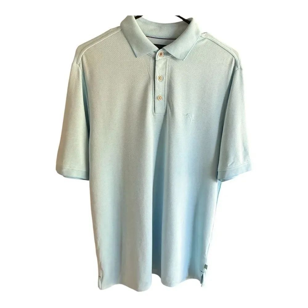 Tommy Bahama Sky Blue Polo Shirt NEW